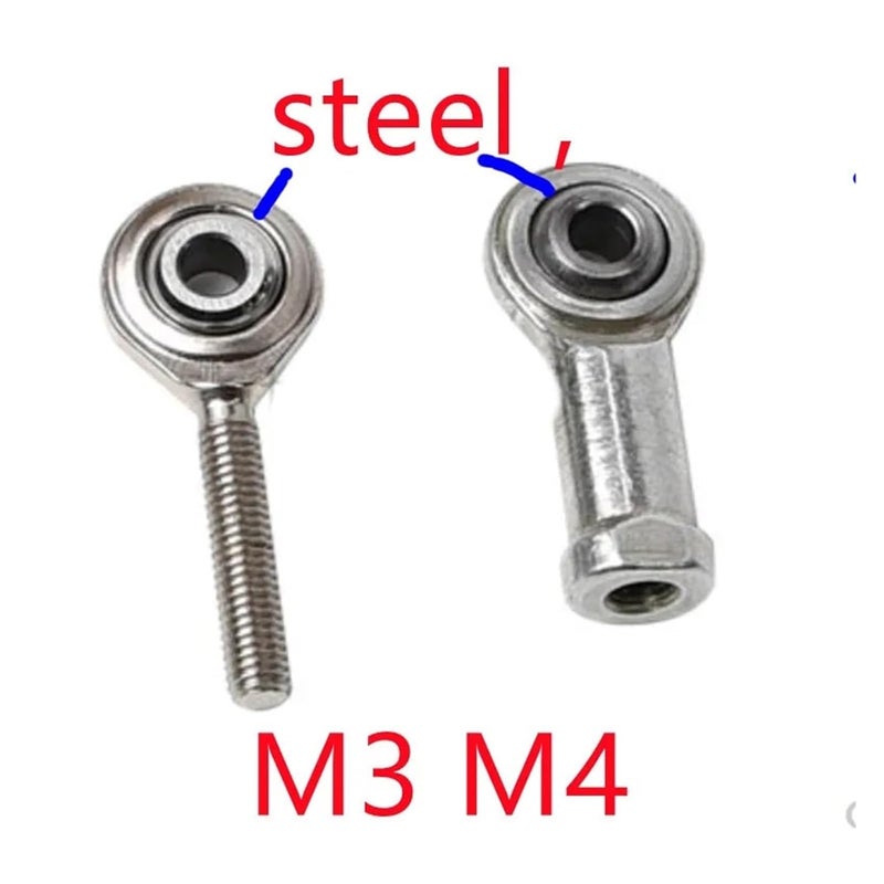 M3X0 5 Right Thread SA Male Ball Joint Rod End Bearing Metric Threaded - Image 3